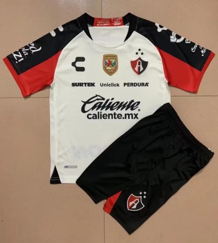 Atlas de Guadalajara 2022/23 Away Kids Soccer Jersey Kit Children Shirt And Shorts