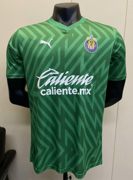 Deportivo Guadalajara Chivas 2023/24 Goalkeeper Match Version Shirt Soccer Jersey
