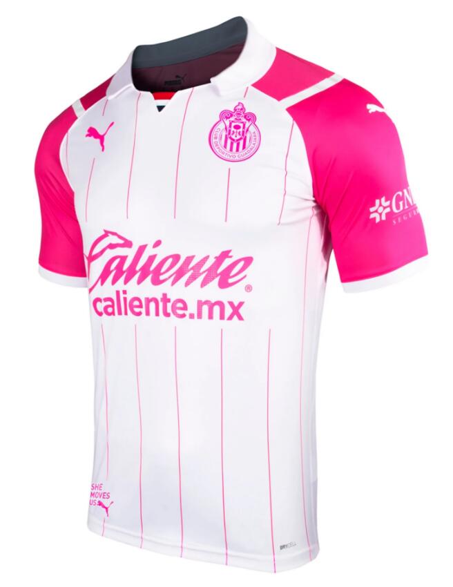 Deportivo Guadalajara Chivas 2021/22 Pink Shirt Soccer Jersey