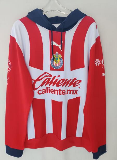 Chivas 2023/24 Red Hoodie Top