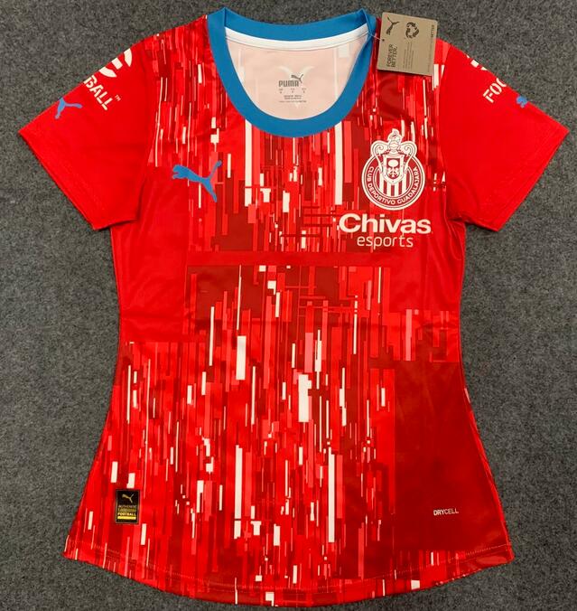 Deportivo Guadalajara Chivas 2023/24 Red Pre-Game Women Training Shirt