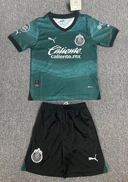 Chivas 2023/24 Third Kids Soccer Kit Shirt And Shorts