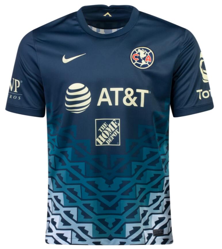 Club America 2021/22 Away Shirt Soccer Jersey