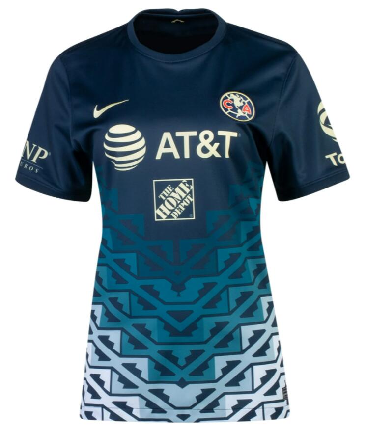 Club America 2021/22 Away Women's Shirt Soccer Jersey