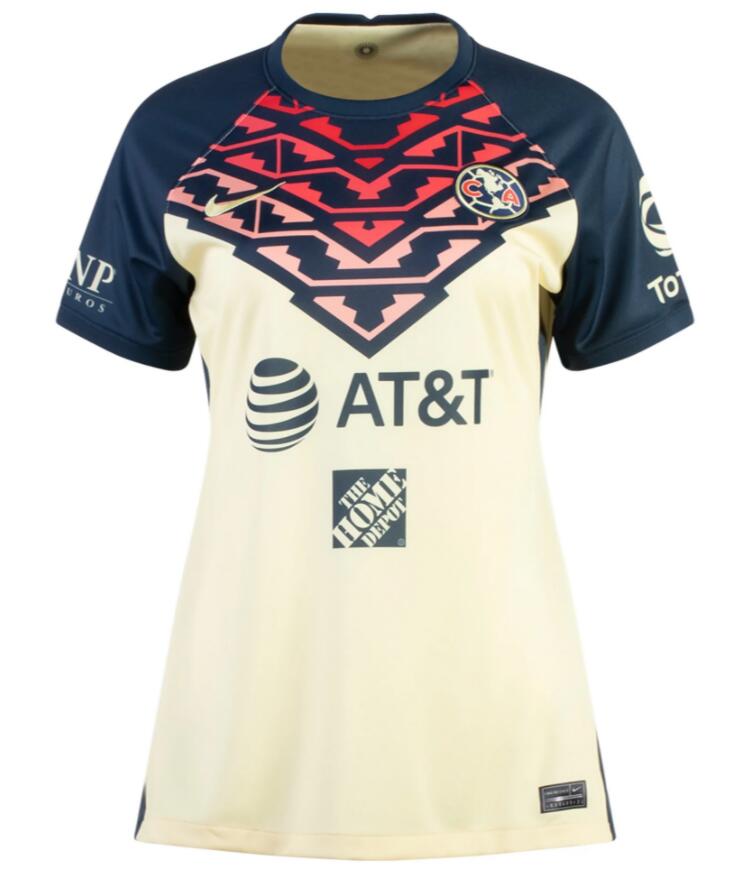 Club America 2021/22 Home Women's Shirt Soccer Jersey