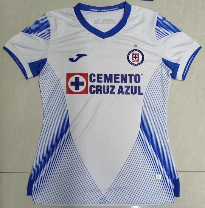 Cruz Azul 2021/22 Away Women Shirt Soccer Jersey
