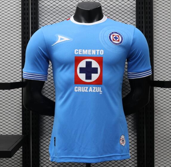 Cruz Azul 2024/25 Home Match Version Shirt Soccer Jersey