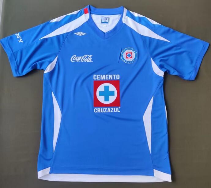 Cruz Azul 2008/09 Home Retro Shirt Soccer Jersey