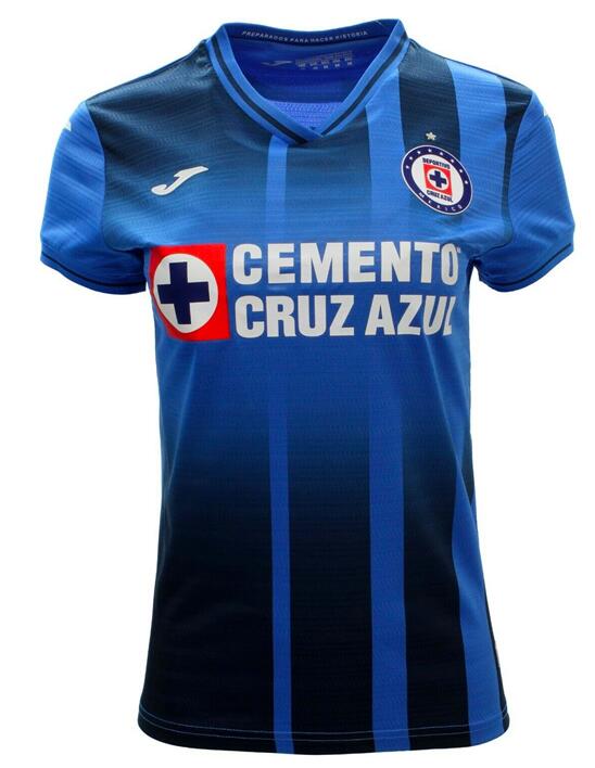 Cruz Azul 2021/22 Home Women Shirt Soccer Jersey
