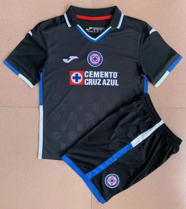 Cruz Azul 2022/23 Third Kids Soccer Suits Children Shirt + Shorts