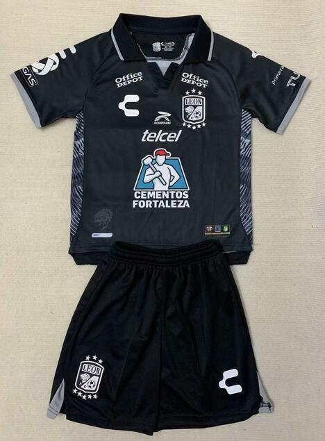 Club León FC 2023/24 Away Kids Soccer Kit Children Shirt And Shorts