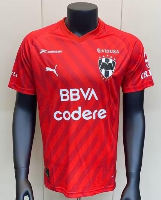 Monterrey 2023/24 Goalkeeper Red Match Version Shirt Soccer Jersey