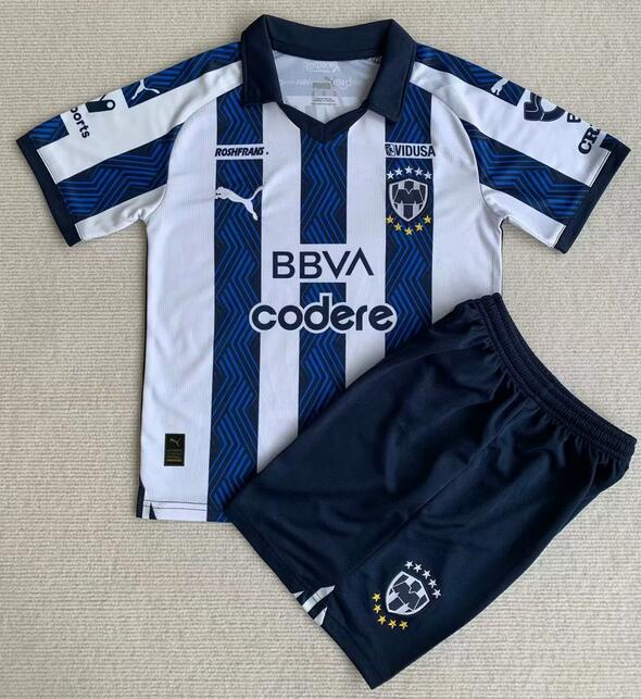 Monterrey 2023/24 Special Kids Soccer Kits Children Shirt and Shorts