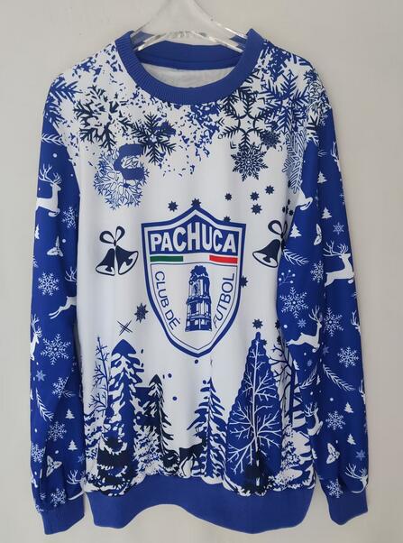 CF Pachuca 2023/24 Blue Christmas Sweatshirt