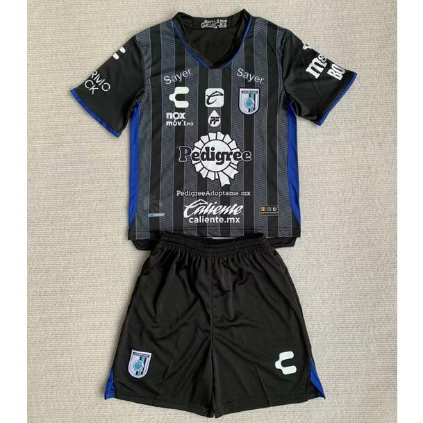 Queretaro FC de Mexico 2023/24 Away Kids Soccer Kits Children Shirt and Shorts