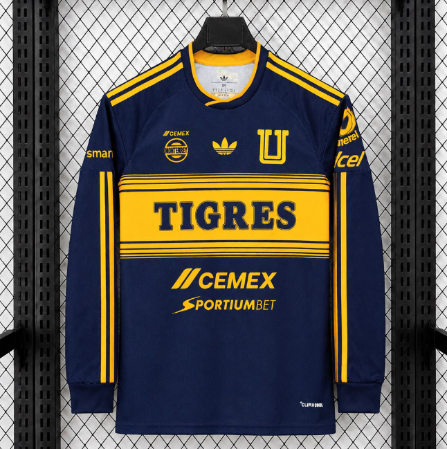 Tigres UANL 2026/27 Away Long Sleeved Shirt Soccer Jersey