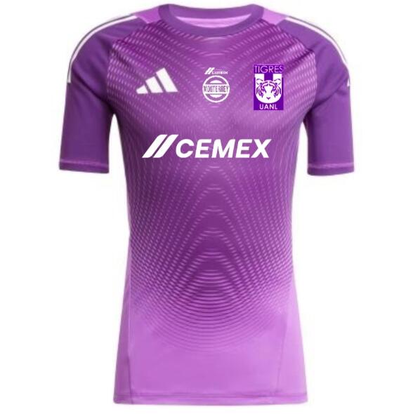 Tigres UANL 2025/26 Goalkeeper Purple Shirt Soccer Jersey