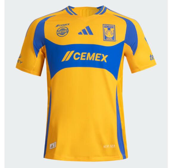 Tigres UANL 2024/25 Home Match Version Shirt Soccer Jersey
