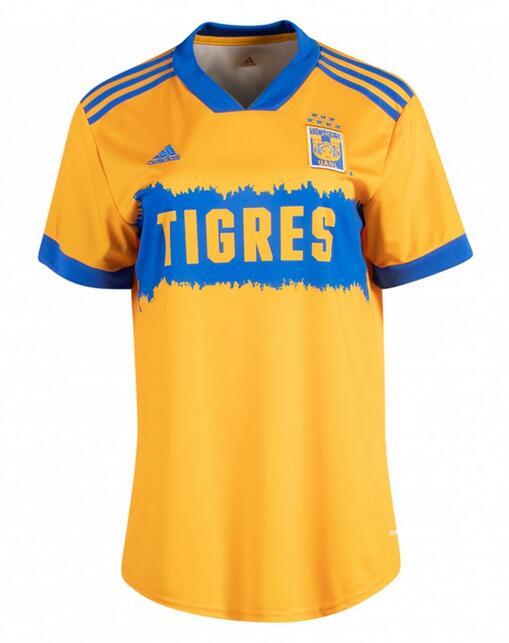 Tigres UANL 2021/22 Home Women Shirt Soccer Jersey