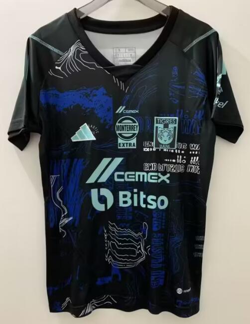 Tigres 2023/24 Special Black Women Shirt Soccer Jersey