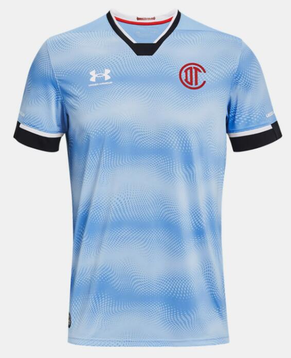 Deportivo Toluca FC 2022/23 Goalkeeper Blue Shirt Soccer Jersey