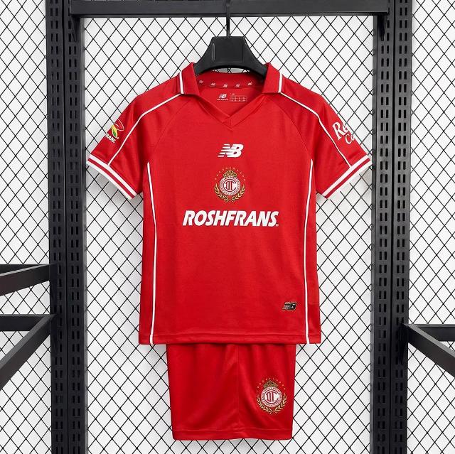 Deportivo Toluca 2026/27 Home Kids Soccer Youth Kit Shirt + Shorts