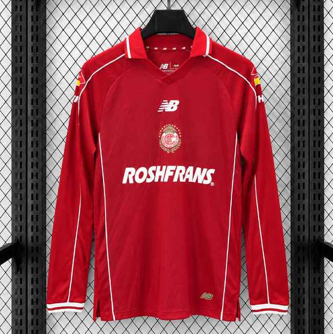Deportivo Toluca FC 2026/27 Home Long Sleeved Shirt Soccer Jersey