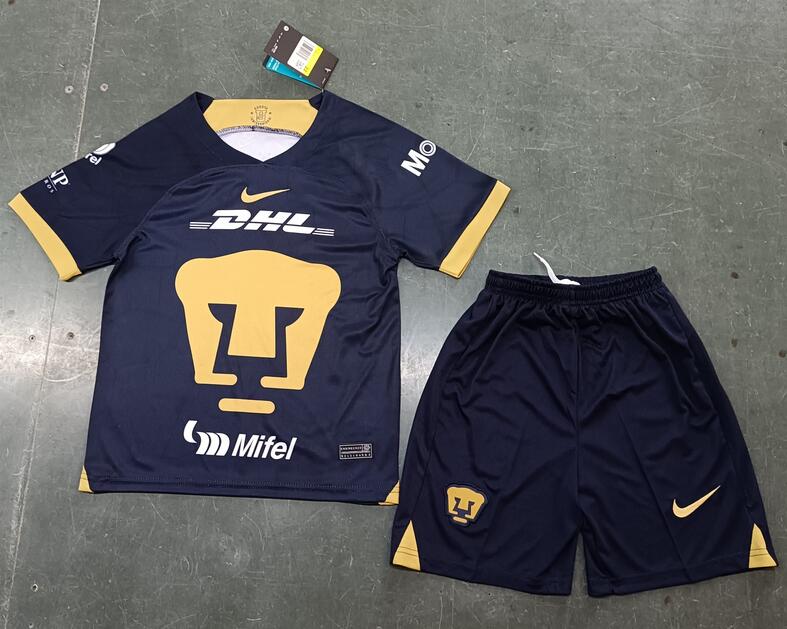 Unam 2023/24 Away Kids Soccer Suits Children Shirt + Shorts
