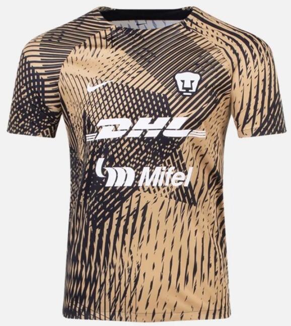 UNAM 2023/24 Gold Black Pre-Game Training Shirt