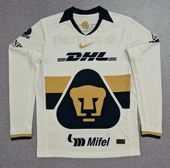 UNAM 2025/26 Home Long Sleeved Shirt Soccer Jersey