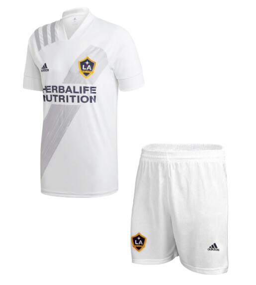 Los Angeles Galaxy 2020/21 Home Kids Soccer Jersey Kit Children Shirt + Shorts