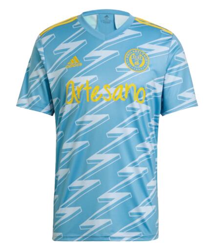 Match Version Philadelphia Union 2021/22 Away Shirt Soccer Jersey