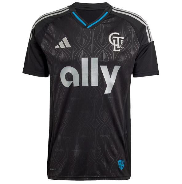 Charlotte FC 2025/26 Away Black Shirt Soccer Jersey