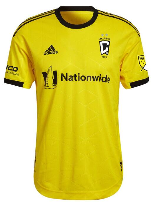 Columbus Crew SC 2023/24 Home Match Version Shirt Soccer Jersey