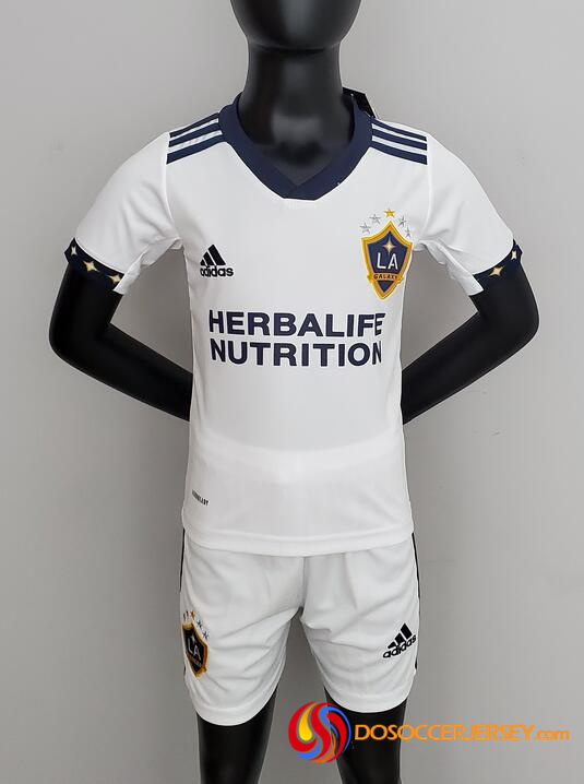 Los Angeles Galaxy 2022/23 Home Kids Soccer Jersey Kit Children Shirt + Shorts