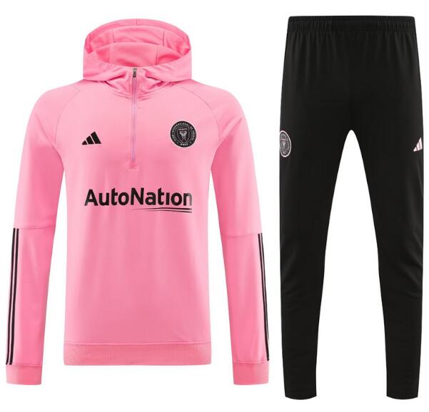 Inter Miami 2023/24 Pink Training Suit (Hoodie Sweatshirt+Trouser)