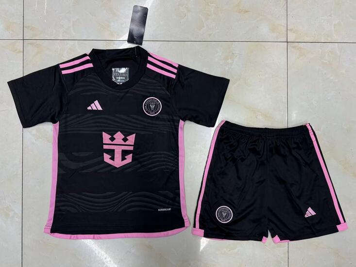 Inter Miami 2024/25 Away Kids Soccer Kit Children Shirt + Shorts