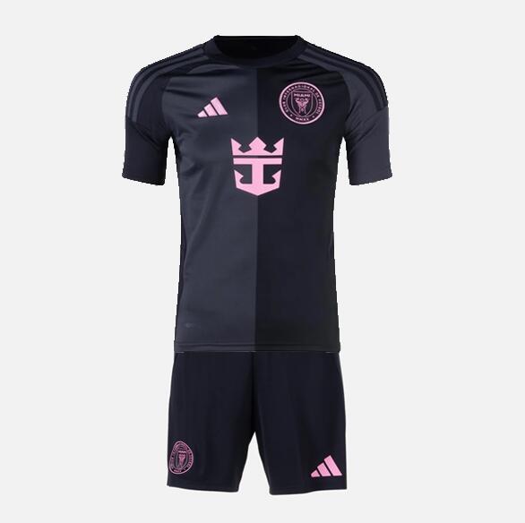 Inter Miami 2025/26 Away Kids Soccer Kit Children Shirt + Shorts