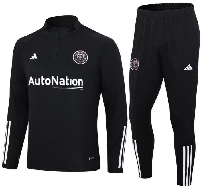 Inter Miami 2023/24 Black Training Suit (Sweatshirt+Trouser)
