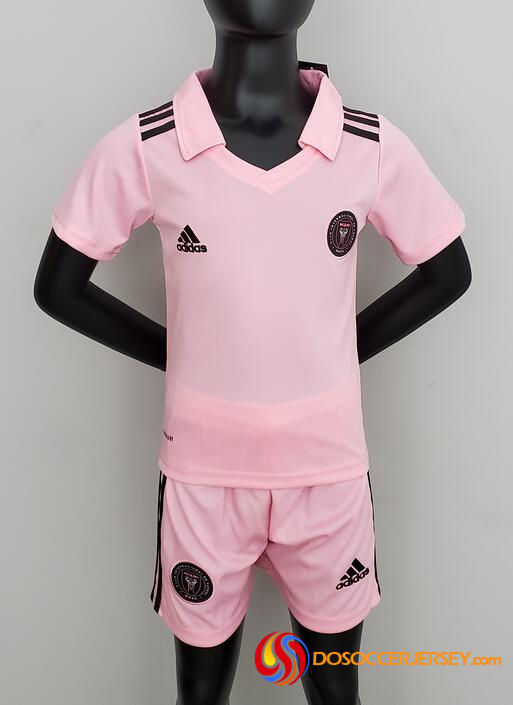 Inter Miami 2022/23 Home Kids Soccer Jersey Kit Children Shirt + Shorts