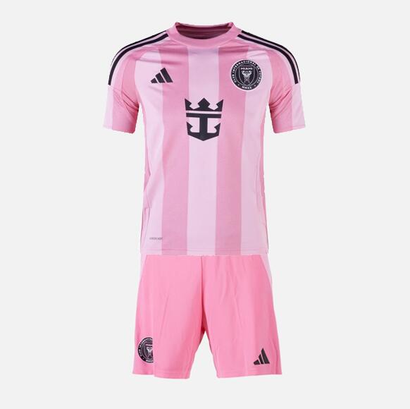 Inter Miami 2025/26 Home Kids Soccer Kit Children Shirt + Shorts