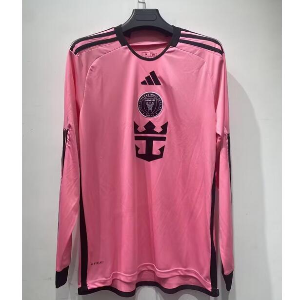 Inter Miami 2024/25 Home Long Sleeved Shirt Soccer Jersey