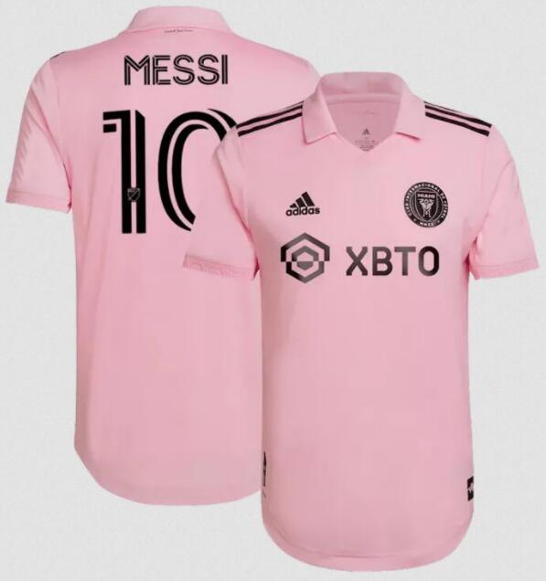 Inter Miami 2022/23 Home Pink 10 Messi Match Version Shirt Soccer Jersey