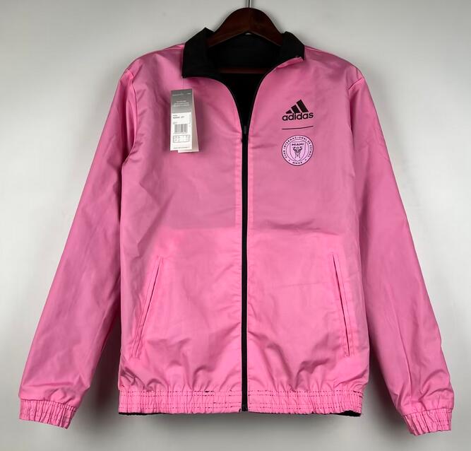 Inter Miami 2023/24 Pink Black Double-Face Windbreaker Jacket