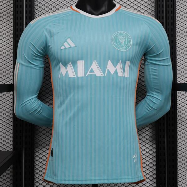 Inter Miami 2024/25 Third Match Version Long Sleeve Shirt Soccer Jersey
