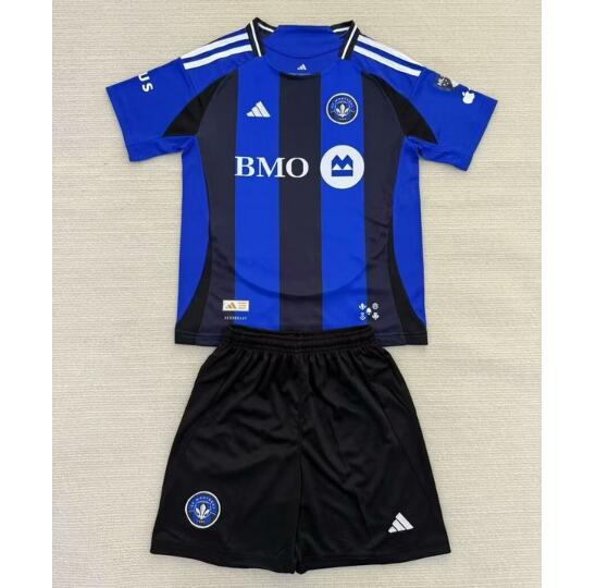 Montreal 2025/26 Home Kids Soccer Kit Children Shirt + Shorts