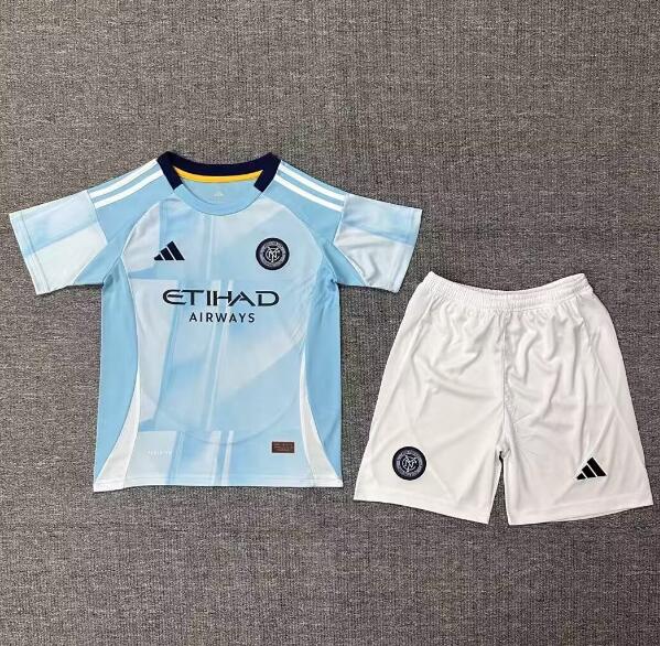 New York City 2025/26 Home Kids Soccer Kit Children Shirt + Shorts