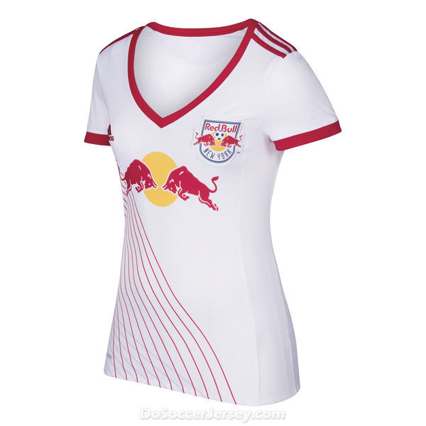 New York Red Bulls 2017/18 Home Women's Shirt Soccer Jersey