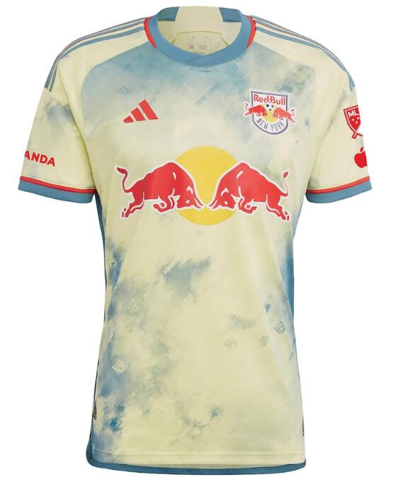 New York Red Bulls 2023/24 Away Match Version Shirt Soccer Jersey