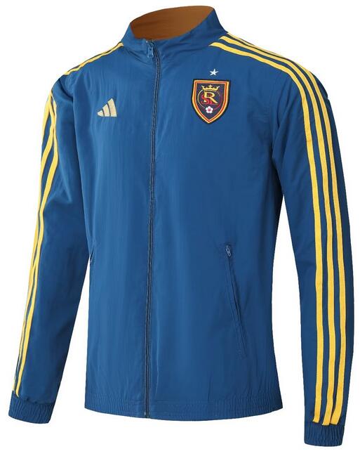 Real Salt Lake 2023/24 Blue Orange Double-Face Windbreaker Jacket